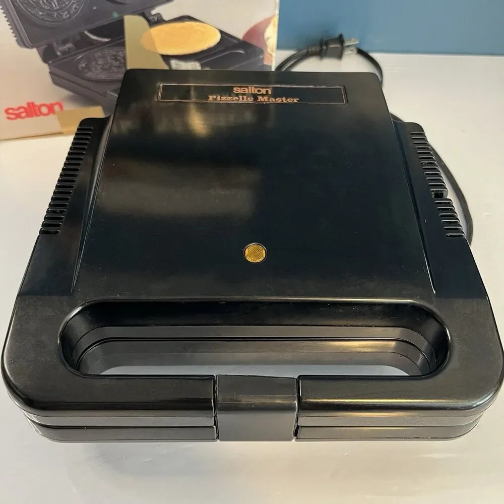 Salton Pizzelle Maker Master Automatic Electric Baker WM-6 1994 VTG Tested!